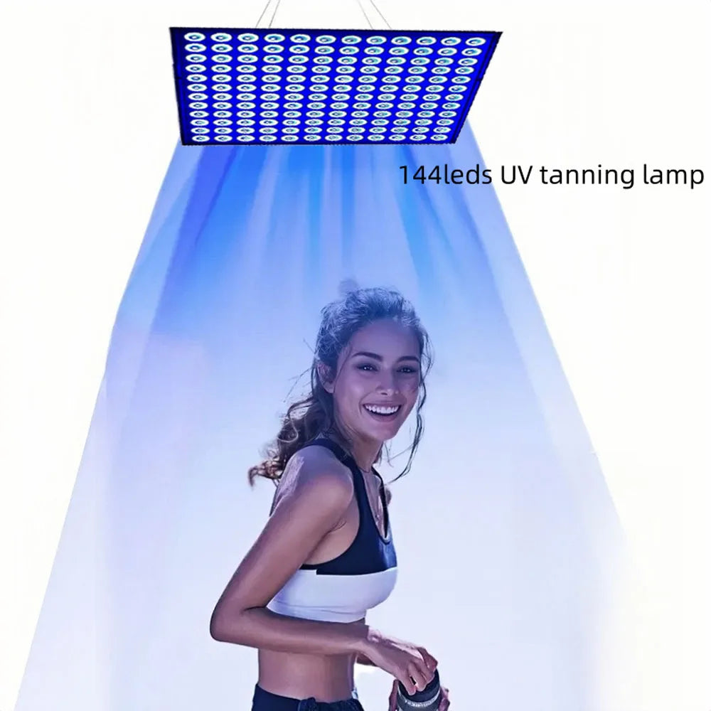 Lámpara LED de luz negra para bronceado, cama solar UV 395nm para belleza y bronceado sin sol