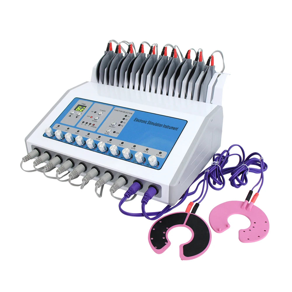 Estimulador muscular eléctrico EMS de microcorriente, masajeador corporal, máquina de electroestimulación para pérdida de peso