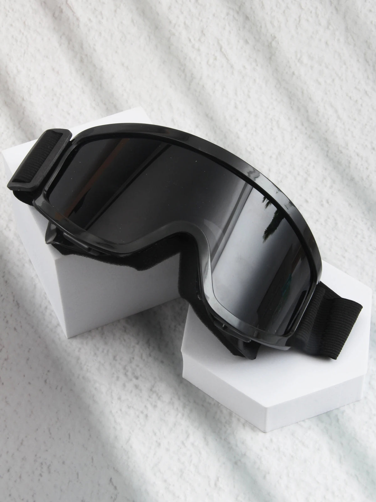 Gafas de esquí de una sola pieza con montura grande para uso diurno y nocturno, acolchadas, a prueba de viento, para esquí individual y snowboard, de alta definición para montañismo