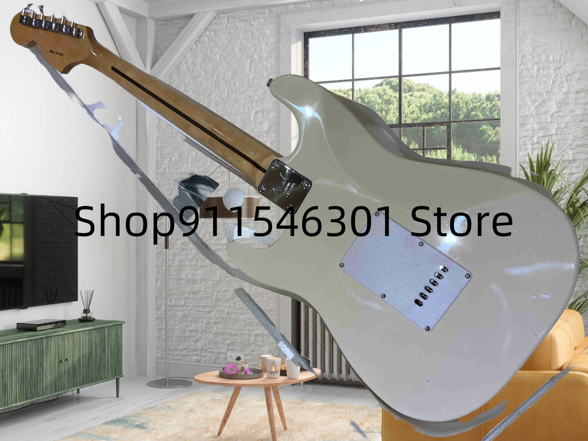 ASCSend tomorrow Guitarra eléctrica con cuerpo personalizado de caoba y diapasón de arce ASA003