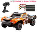 Coche RC 4WD sin Escobillas a Escala 1:8, 100 KM/H, Coche de Carreras de Alta Velocidad con Tracción en las Cuatro Ruedas, Vehículo Todoterreno, Juguete de Control Remoto