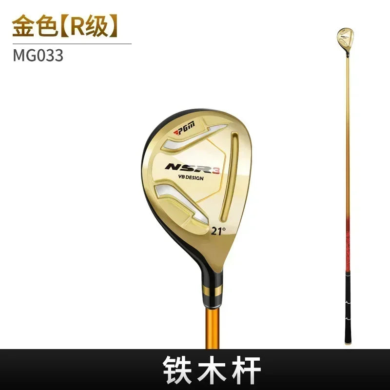 PGM NSR3 Palos de Golf para Hombre 1/3/5/4H R/S Hierro Madera Driver Aleación de Titanio Ultraligero para Diestros Ángulo