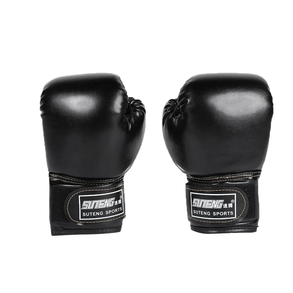 Guantes de boxeo para niños, guantes de combate MMA de cuero PU, saco de boxeo, guantes tailandeses profesionales para entrenamiento infantil, 2 uds.