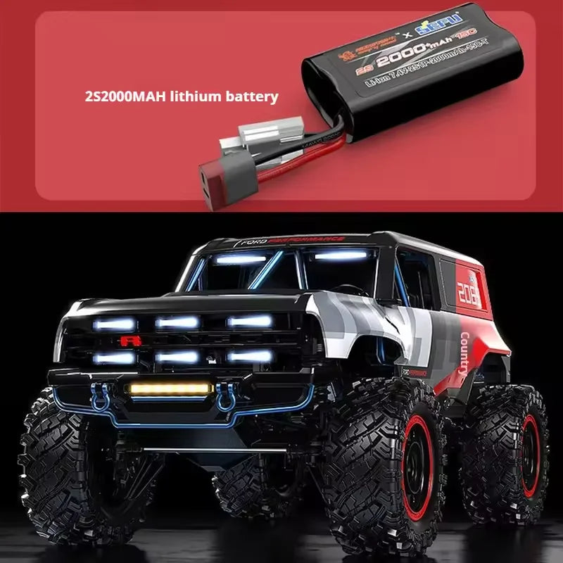 Coche RC MJX HYPER GO 1/12 H12P Original y Genuino, 3500KV Sin Escobillas, Alta Velocidad, Control Remoto de 2.4Ghz, Coche RC Profesional para Escalada, Tracción en las Cuatro Ruedas, Todoterreno, RTR ﻿ Juguete para Niño