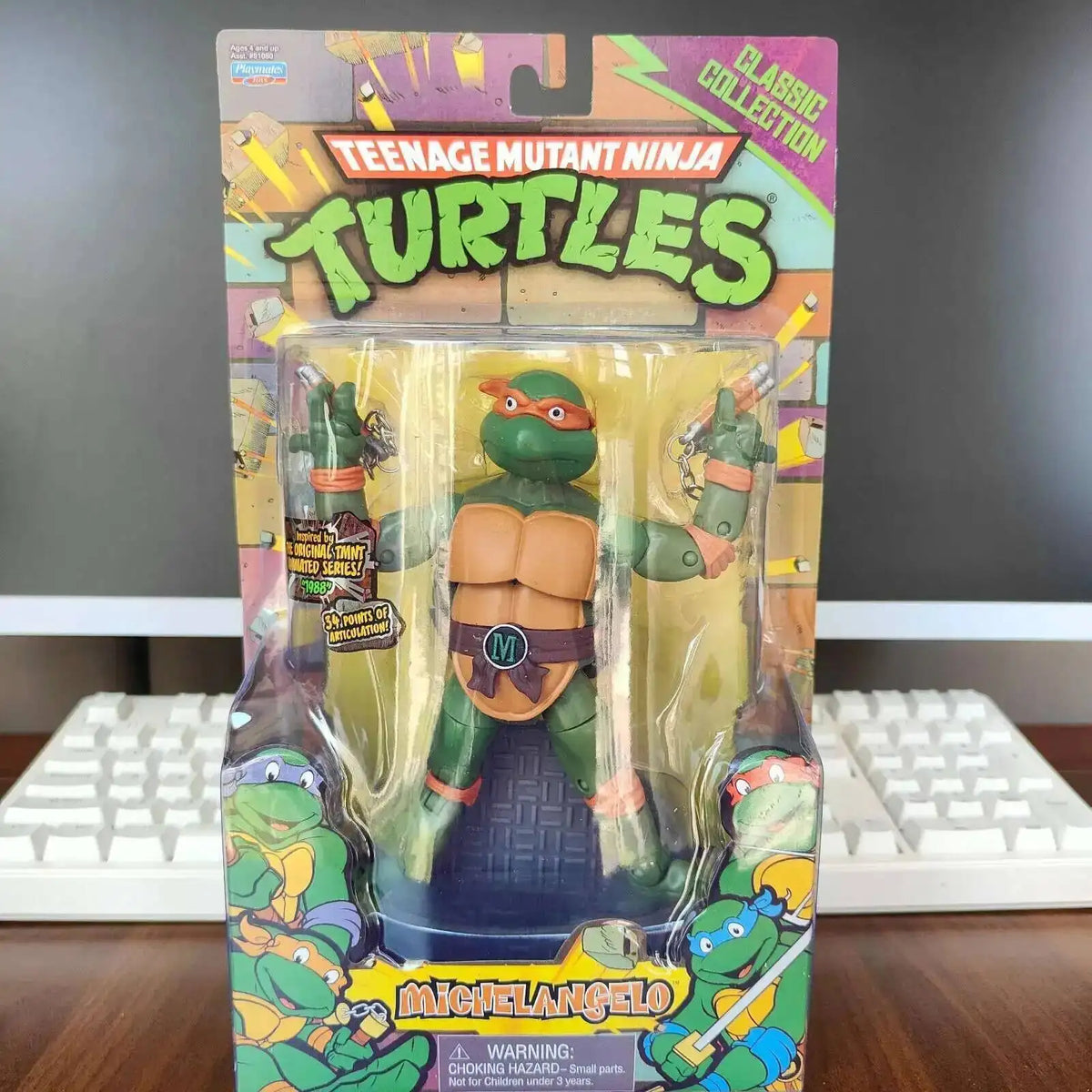 Figuras de acción de las Tortugas Ninja adolescentes mutantes anime, muñecos articulados, adornos coleccionables, modelo de juguete, regalos