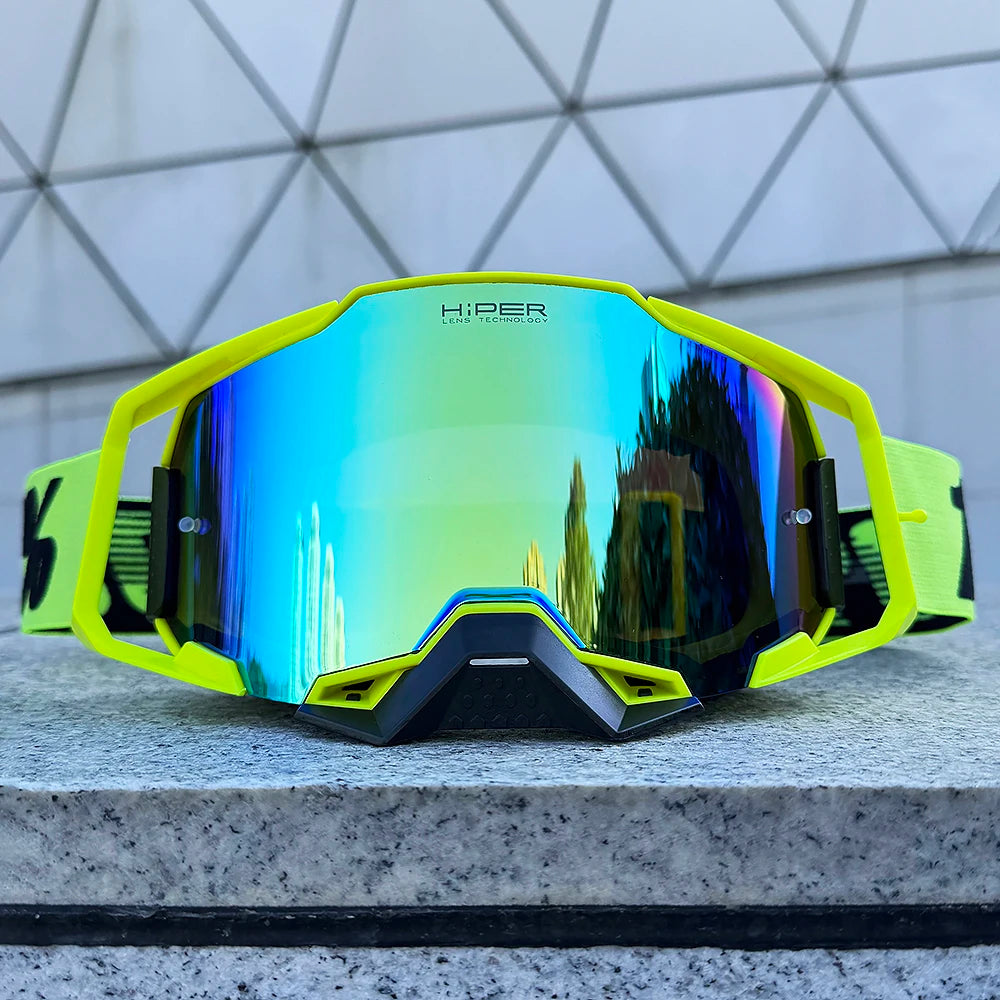 Gafas de Motociclismo Todoterreno, Antipolvo, Antiviento, Gafas Deportivas para MX, ATV, Ciclismo, Esquí, Snowboard, Protección