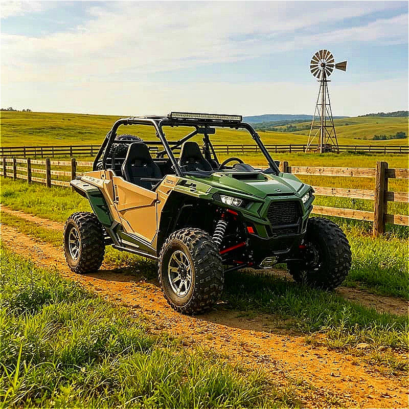 Cuatrimoto ATV para Adultos de 400cc, 4x4, Todoterreno, con Suspensión Independiente y Frenos de Disco, para Montaña, Personalizable