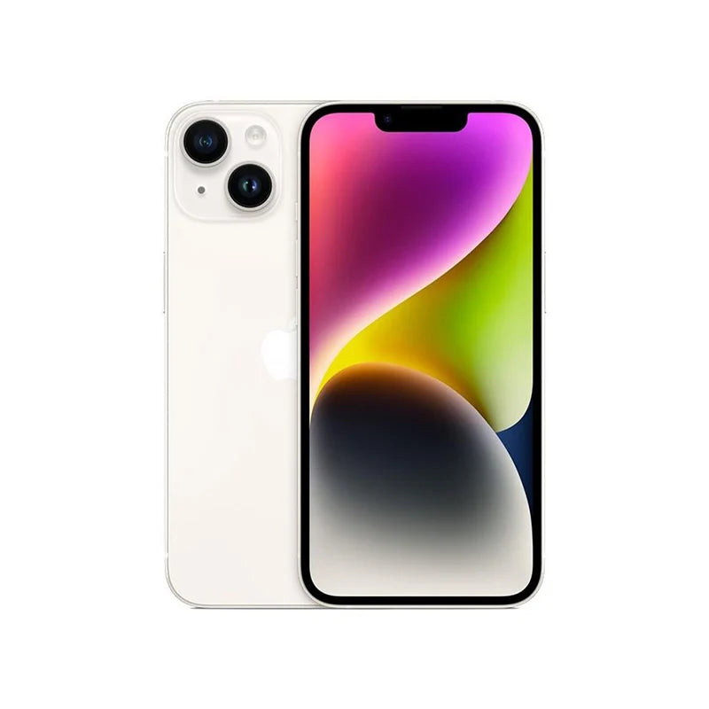 iPhone 14 5G Apple reacondicionado, 128 GB/256 GB ROM, Face ID, pantalla Super Retina OLED de 6,1 pulgadas, 12 MP, NFC, excelente estado
