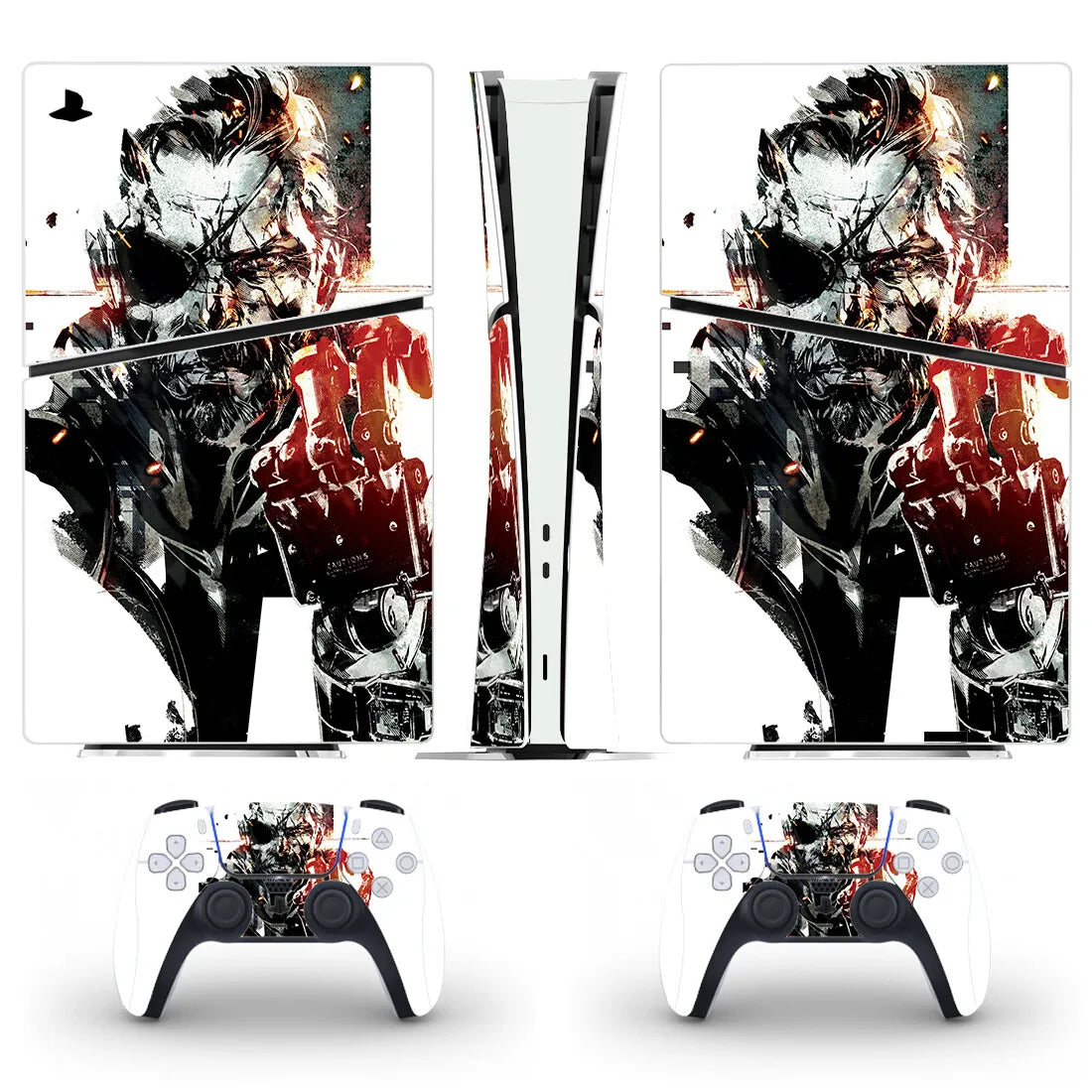 New Game PS5 Slim Digital Skin Sticker Decal Cover for Console and 2 Controllers PS5 Slim Sticker Vinyl