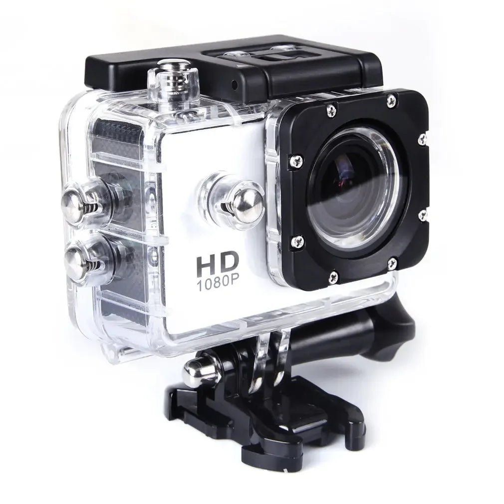 Cámara de acción Digital impermeable de 2,0 "HD 1080P / 24fps cámara de vídeo Sensor CMOS lente gran angular 1080P cámara deportiva Profesional