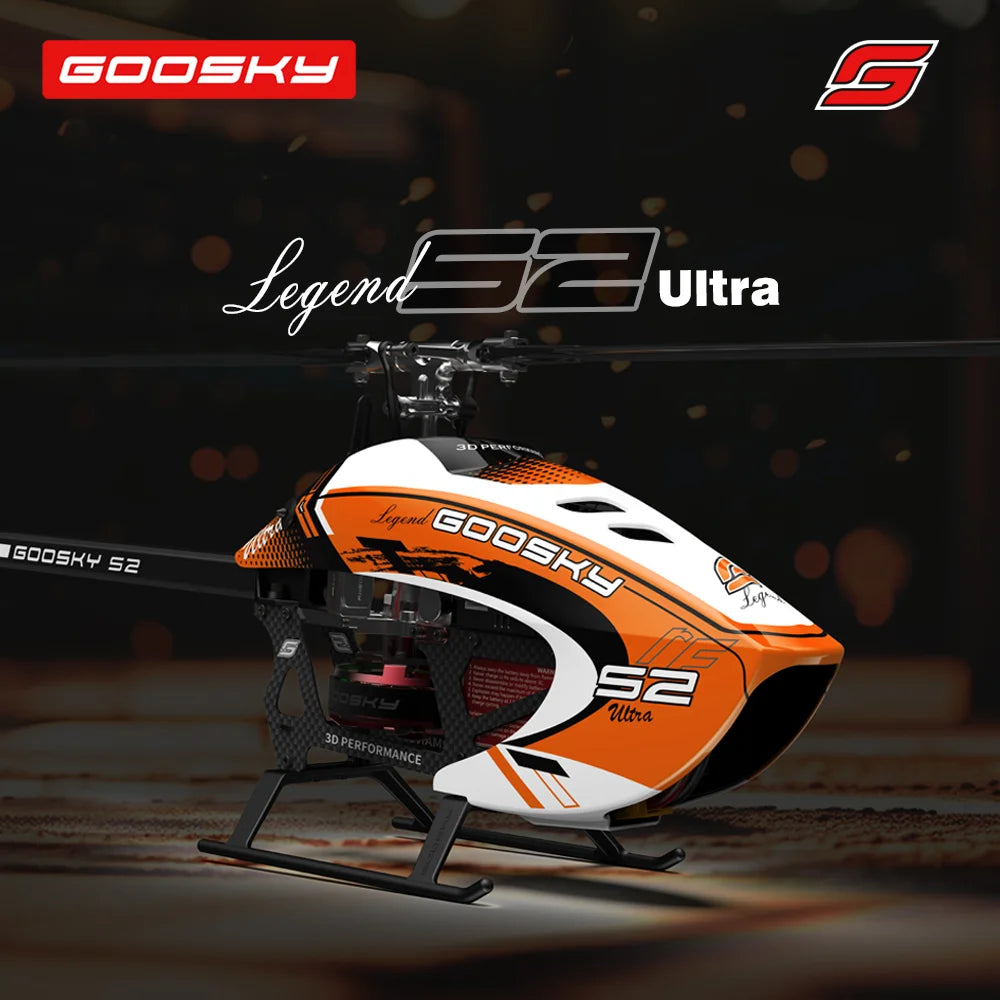 NUEVO en Stock 2025, GOOSKY S2 Ultra LEGEND, La Experiencia Definitiva, Helicóptero 3D de 6 Canales