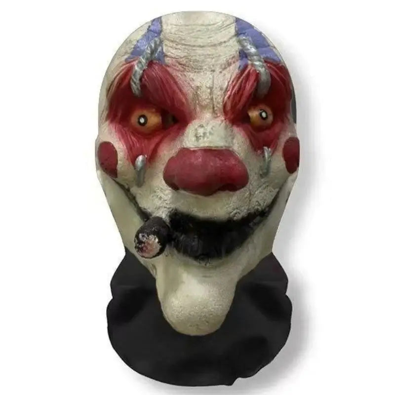 1 unidad de cubrecabeza con estampado de calavera de Halloween, máscara facial transpirable y protectora contra el sol con visibilidad, cubrecabeza para fiestas y festivales
