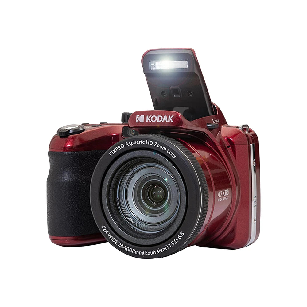 Cámara Digital Kodak PIXPRO AZ425, 20MP, Zoom Óptico 42X, Lente Gran Angular de 24mm con OIS, Video Full HD 1080P, Cámara para Vlogs de Viaje