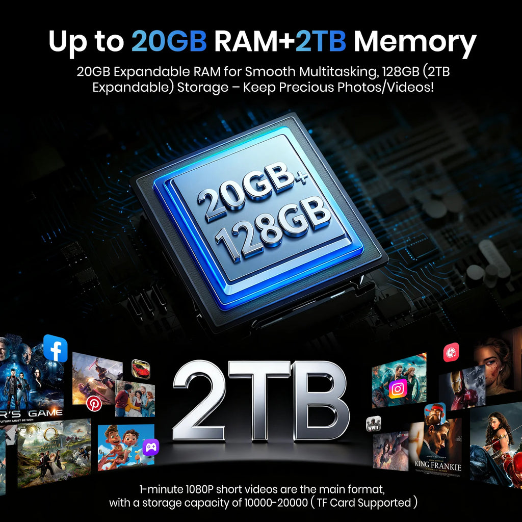 NUEVO Teléfono Robusto Fossibot F110 Pro 5G 2025 Dimensity 6300 5G 8GB+128GB Cámara 50MP+8MP Pantalla de 6.75 pulgadas Batería de 10000mAh Android