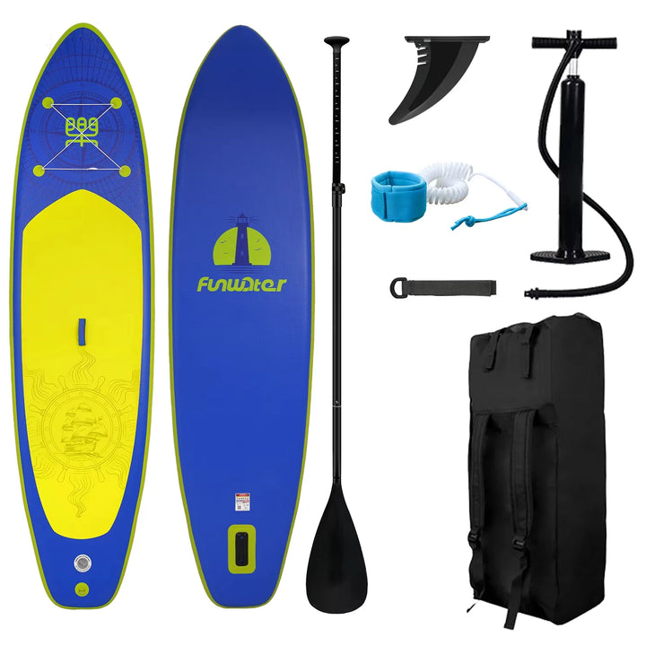 FunWater-tabla de remo de pie, tabla de Paddle inflable, tabla de Paddle antideslizante para deportes acuáticos, tabla de Surf Sup