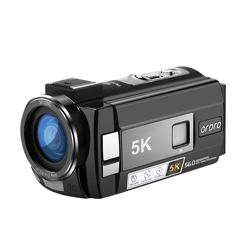 AE20 18x Zoom Digital 5K Videocámara Digital IR visión nocturna Vlog cámara llegadas Camara soporte YouTube transmisión en vivo