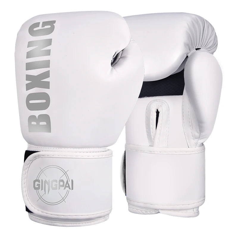 Guantes de Boxeo Profesionales de 6/8/10/12oz para Adultos, Guantes de Combate Sanda Muay Thai para Hombres y Mujeres, Entrenamiento con Saco de Arena, Lucha Libre, MMA