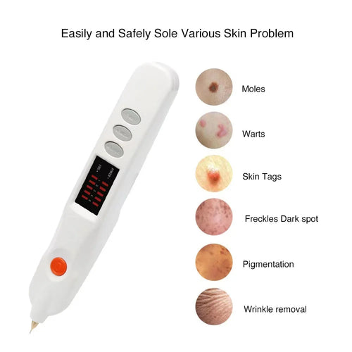 Lápiz de plasma eléctrico portátil para la eliminación de lunares, máquinas para eliminar pecas, herramienta de belleza para el cuidado facial, eliminación de verrugas, tatuajes y puntos negros.