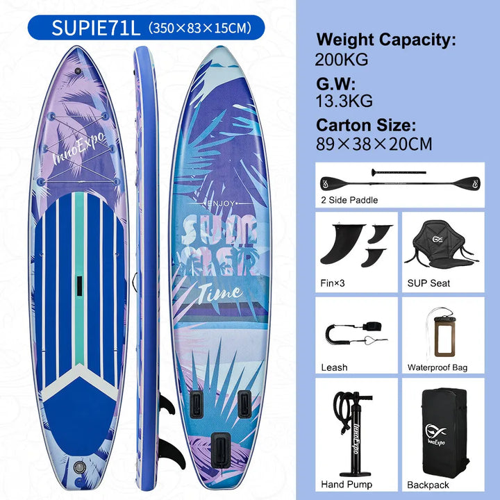 Tabla de Paddle Surf Inflable InnoExpo, Tabla de Surf, Tabla de SUP, Antideslizante, Deportes Acuáticos, Tabla de Paddle Surf ISUP