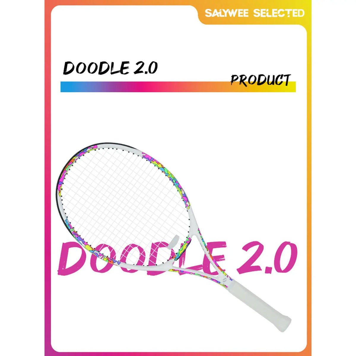 Raqueta de tenis portátil, raqueta ligera con agarre antideslizante y bolsa de almacenamiento para principiantes, adultos, actividades de verano