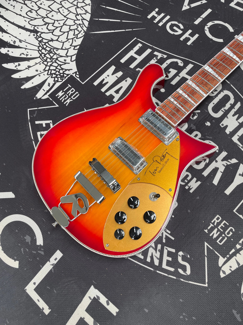 Guitarra eléctrica de 6 cuerdas, marcadores de trastes triangulares, diapasón de palisandro, guitarra eléctrica con doble bloqueo, guitarra eléctrica para principiantes