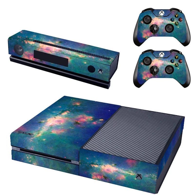 Pegatina de piel para consola de juegos Xbox One, funda protectora de vinilo, funda para mando de Xbox One, accesorios para mando