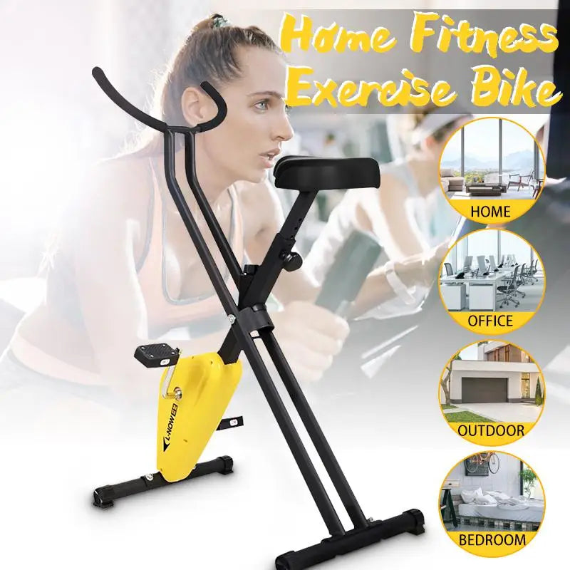 Bicicleta vertical Fitness ejercicio X bicicleta Cardio hogar interior entrenador estacionario