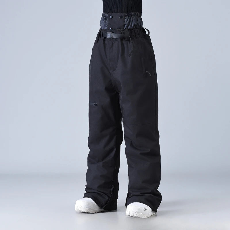 2025 esquí snowboard mujeres hombres pantalones Unisex impermeable a prueba de viento nieve cálida térmica senderismo deportes de invierno actividades al aire libre