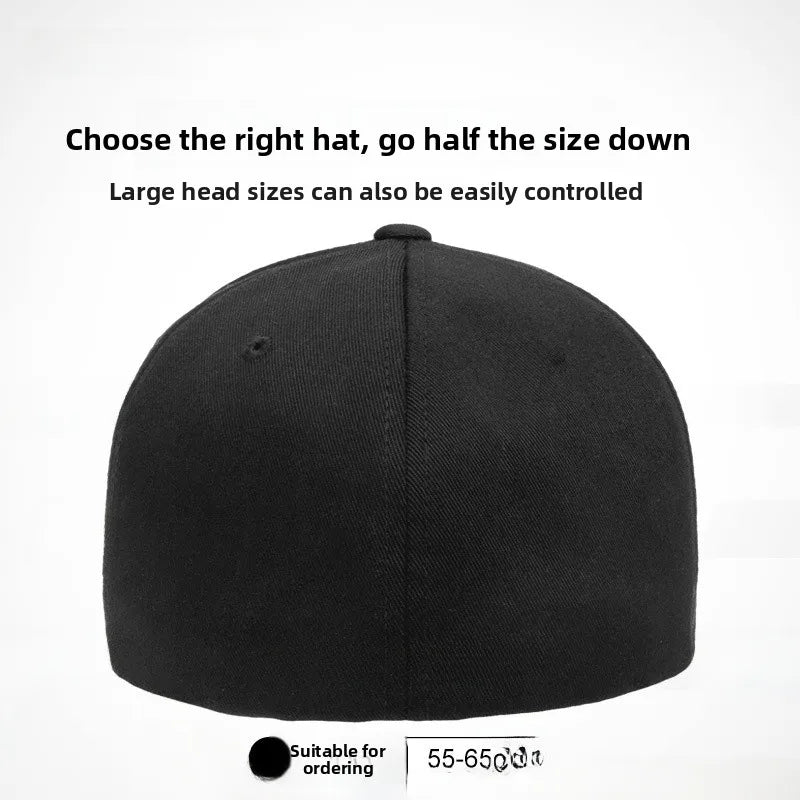 Gorra de béisbol FLEXFIT para hombre, gorra deportiva para exteriores, cierre completo, circunferencia de cabeza grande, ala corta, transpirable, parasol