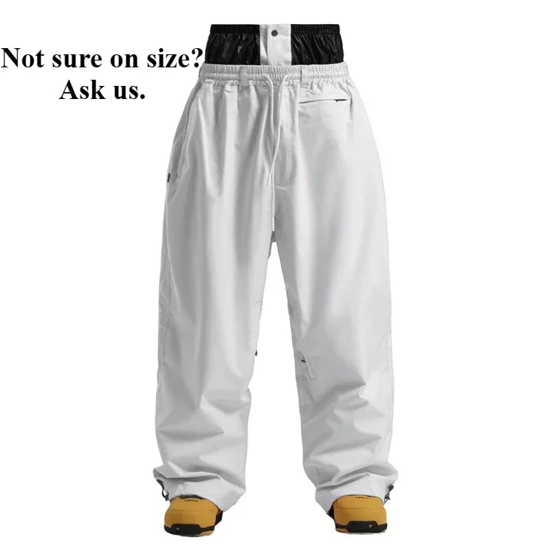 Pantalones de Nieve Impermeables GSOU SNOW, Pantalones de Snowboard Transpirables con Cintura Holgada para Exteriores, Pantalones Profesionales para Hombre y Mujer, Stride 2026, Novedad