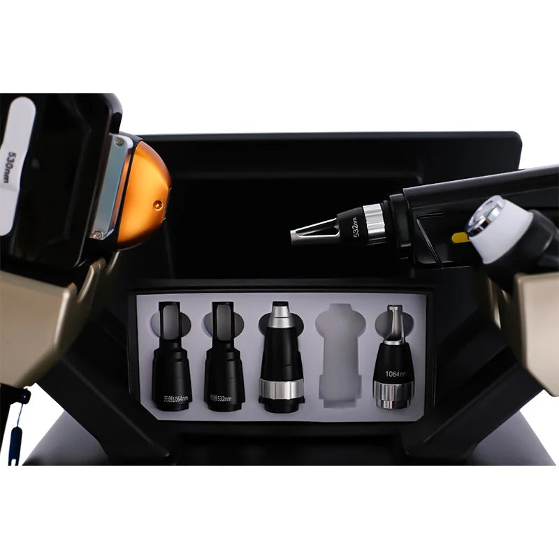 Máquina de Láser Pico Diodo IPL RF 4 en 1 Profesional Mejorada, Depilación Permanente, Rejuvenecimiento de la Piel, Tensado Facial