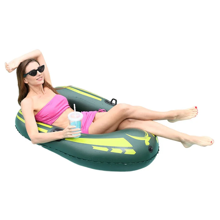 Nuevo Kayak Inflable, Bote de Goma Reforzada para Pesca, Hovercraft Doble para Exteriores, Bote Inflable de PVC