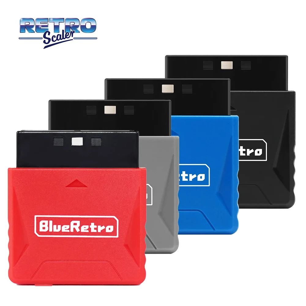 Adaptador receptor RetroScaler Mini Blueretro para PS1 PS One PS2 Compatible con controlador inalámbrico 8bitdo PS4 PS5 Xbox Series X