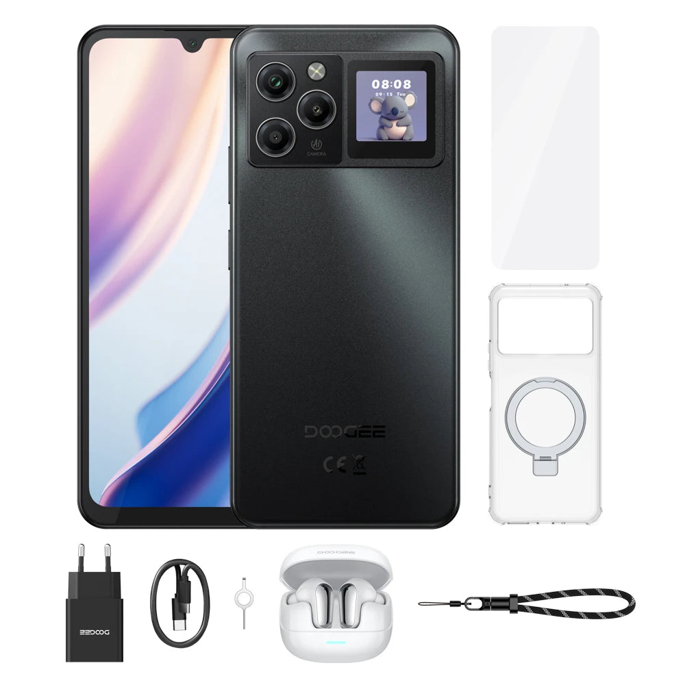 Smartphone DOOGEE M30 Pro Android 16 64GB+256GB IP68 Pantalla trasera 6.88” Pantalla 120Hz Batería 8000mAh Cámara de 64MP Teléfono móvil