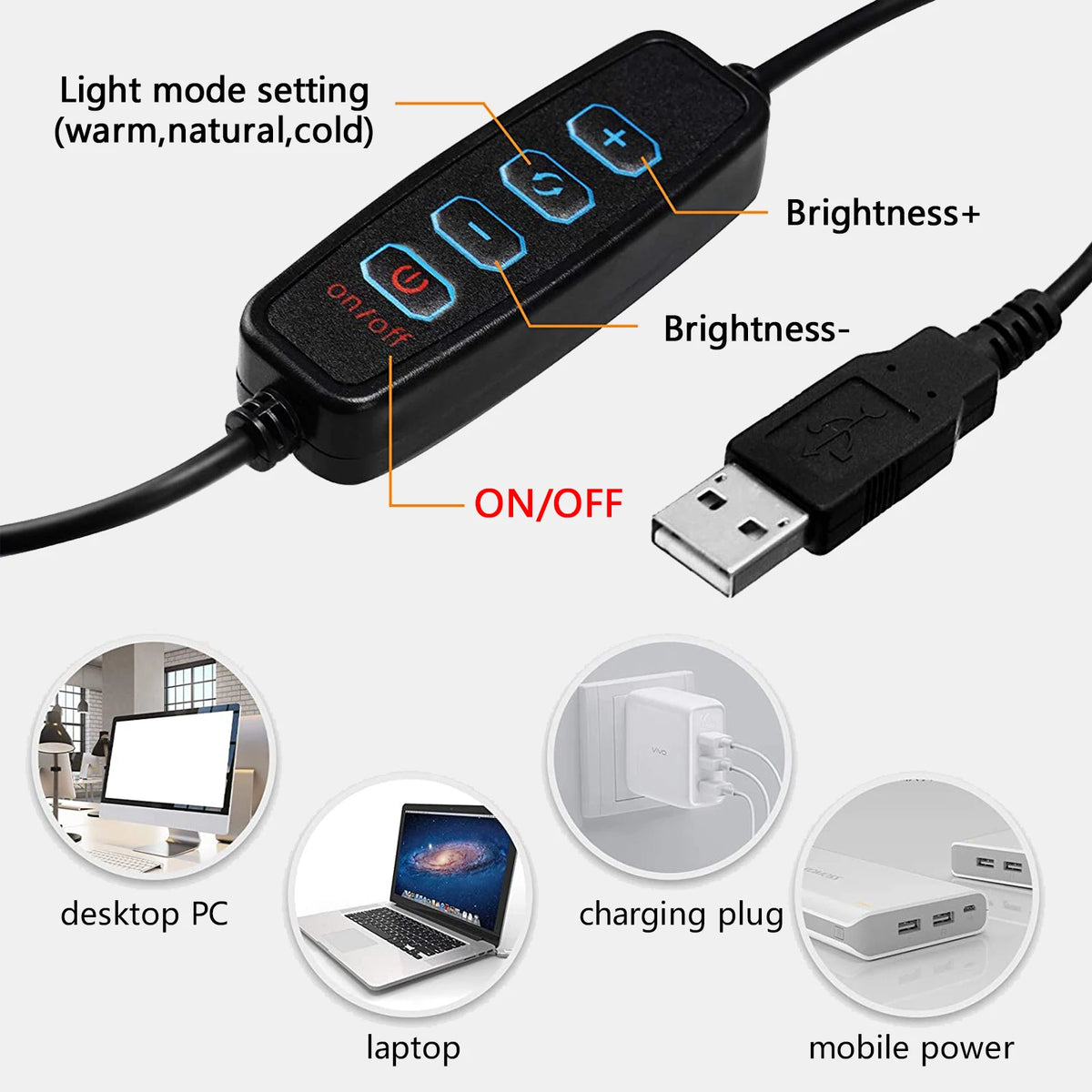 Anillo de luz LED para Selfie de 10 "y 26cm, luz para fotografía y vídeo, soporte para teléfono, trípode, luz de relleno, lámpara regulable, transmisión Trepied