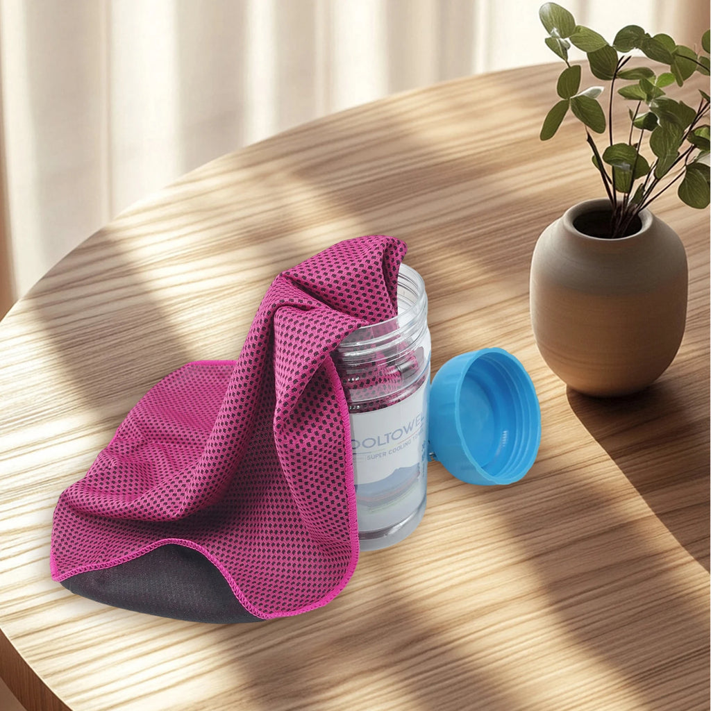 Toalla Refrescante Suave y Transpirable de 39.4 x 11.8 Pulgadas, Envolturas para el Cuello de Enfriamiento Instantáneo, Toalla de Microfibra de Secado Rápido para Yoga, Gimnasio, Deportes, Correr