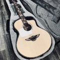Guitarra eléctrica mejorada por vibración, tablero completo de guitarra acústica popular, caja de energía, instrumentos de acompañamiento de rendimiento profesional