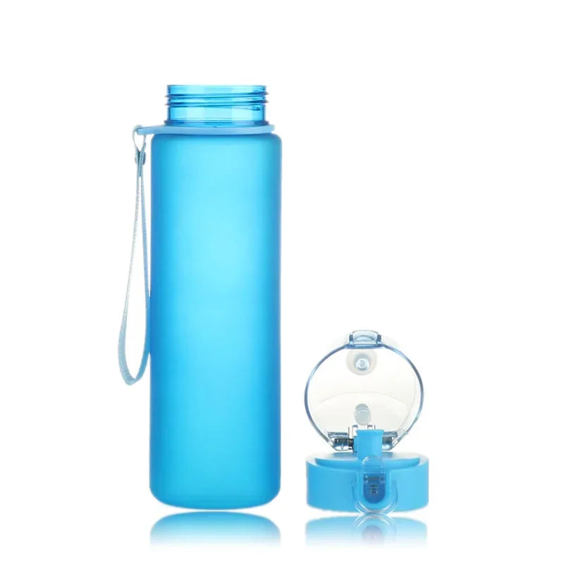 Botellas de agua escolares para niños con sello a prueba de fugas para exteriores, artículos para beber para niñas, botella de agua sin BPA, Tour esmerilado deportivo