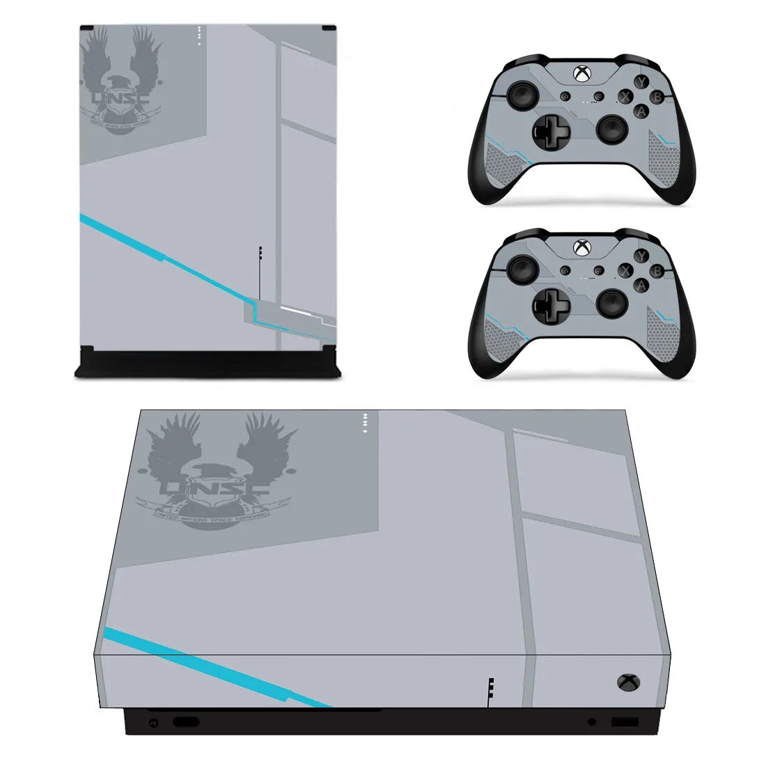 Personalización, Diseño Personalizado, Vinilos Adhesivos para Cubrir Completamente la Consola y el Control de Xbox One X