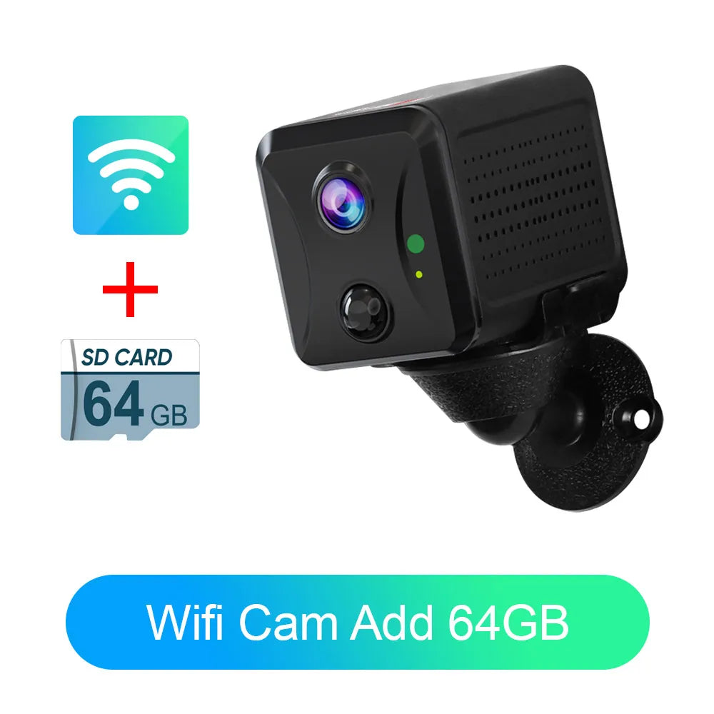 LS VISION 4G Mini cámara de seguridad para el hogar cámara interior de 5MP visión nocturna WiFi cámara para mascotas cámara inalámbrica detección de movimiento aplicación UBOX