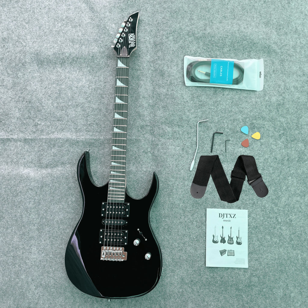 Introducción al Rendimiento y Práctica de la Guitarra Eléctrica Negra para Estudiantes 170 Guitarra Eléctrica