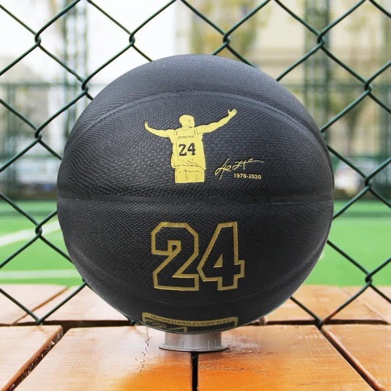 Balón de baloncesto Sanhuan Original, tamaño 7, pelota de baloncesto estándar de goma de alta calidad, deportes de entrenamiento al aire libre o interior