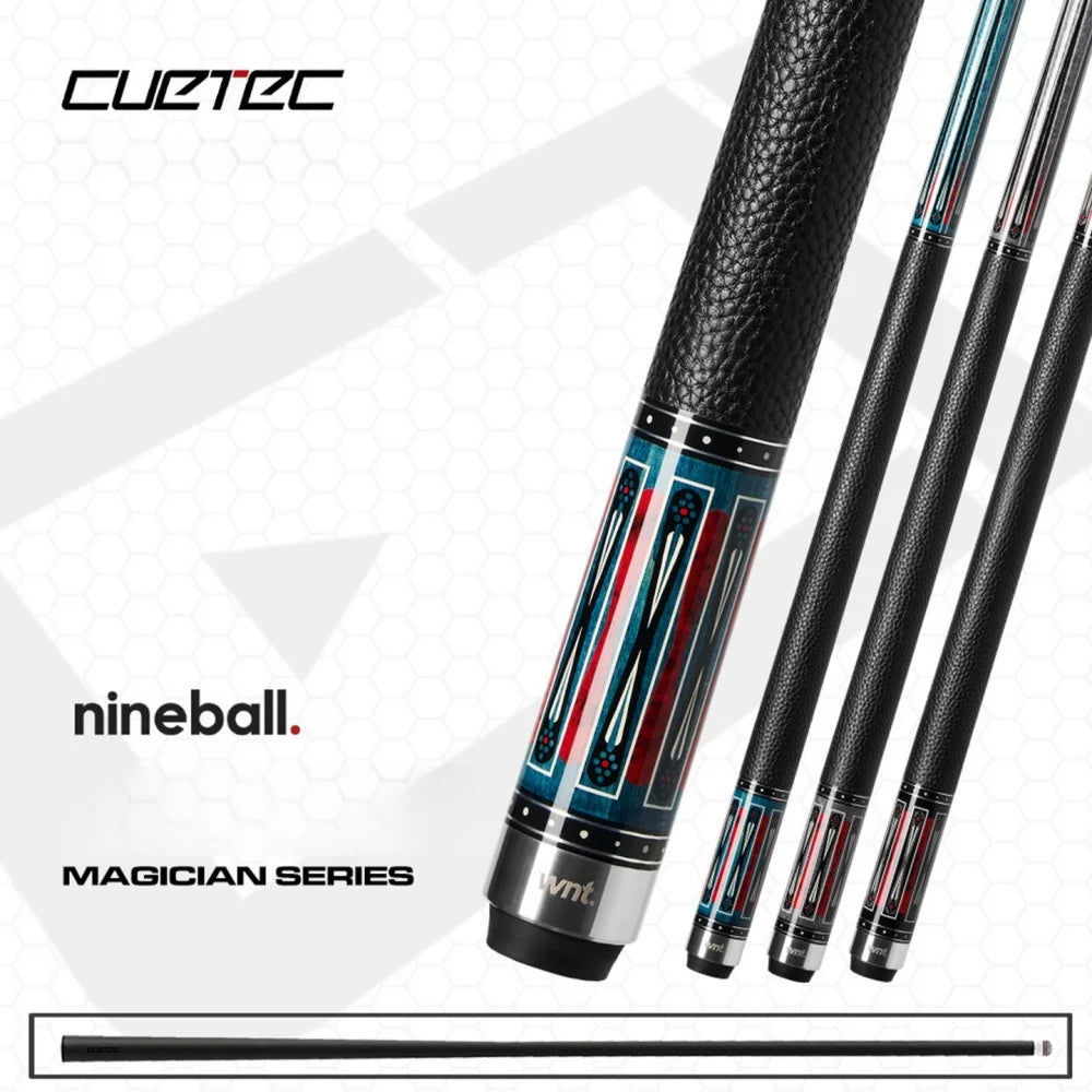 Taco de billar Cuetec Magician Carbon Cynergy de 58 pulgadas, 11.8/12.5mm