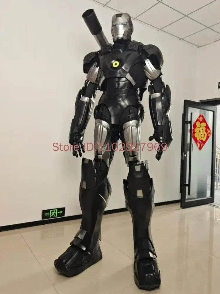 Traje de batalla portátil Iron Man, armadura de Robot de cuerpo completo, disfraz de Cosplay para adultos, figura de acción Mecha, juguete para regalo de Navidad