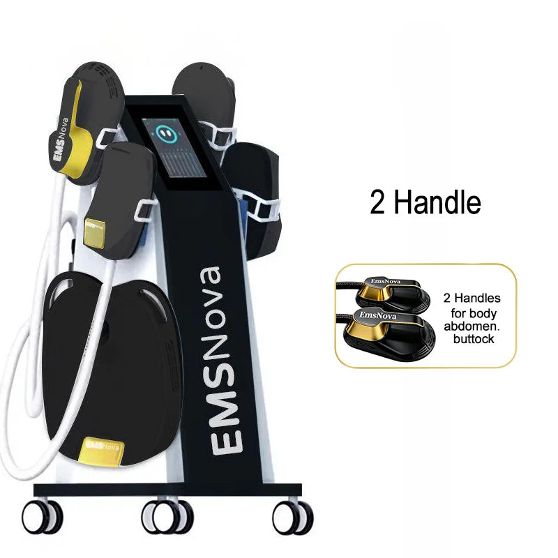 Máquina Profesional Ems Ultra Pro RF para Esculpir el Cuerpo, Moldear la Figura, Estimulador Muscular Zero Hiemt Neo con 4 Manijas para Salón