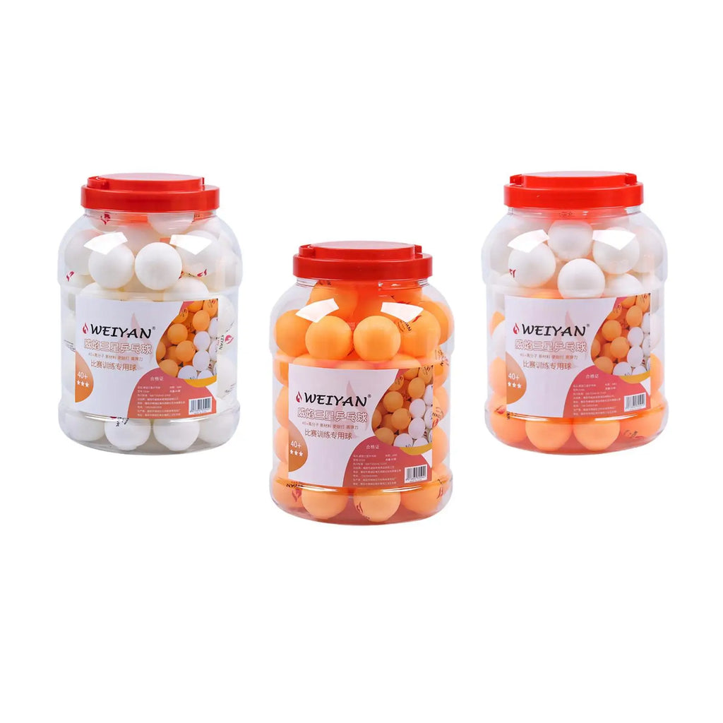 60 Pelotas de Ping Pong de Primera Calidad, Pelotas de Tenis de Mesa de 40 mm con Elasticidad para Entrenamiento en Interiores y Exteriores, Práctica y Juego Recreativo
