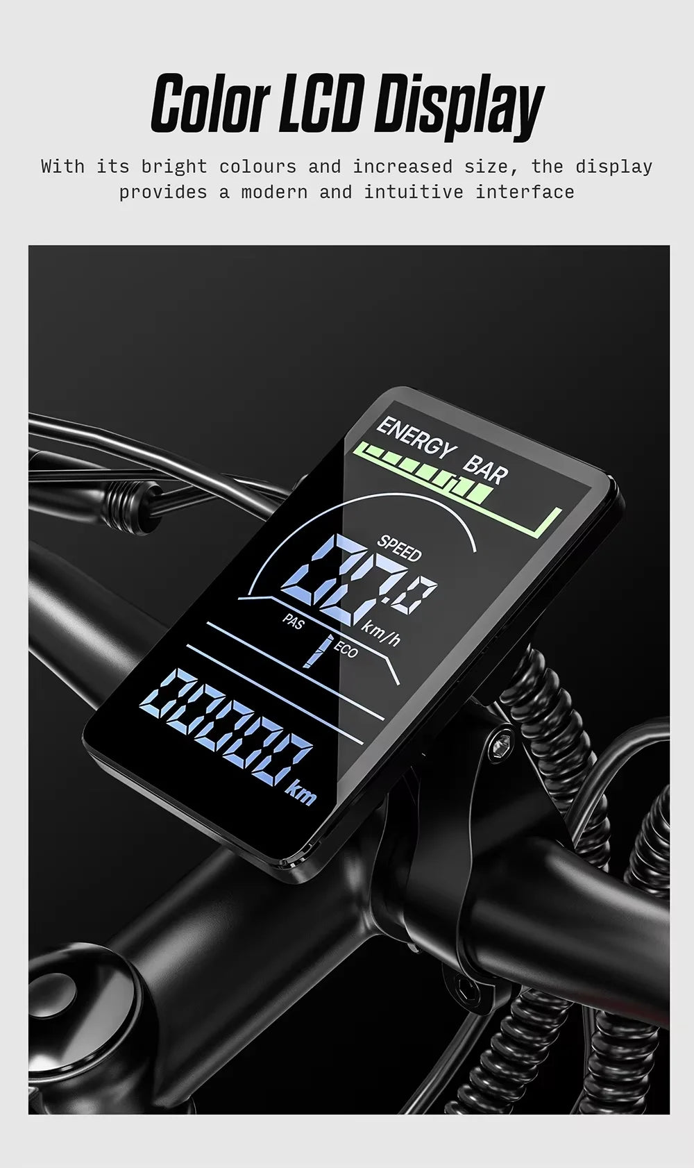 Bicicleta eléctrica YG90 con motor potente, batería de litio de 48V 17AH, sistema de frenos hidráulicos, bicicleta eléctrica de montaña todoterreno con neumáticos de 29 y 27.5 pulgadas