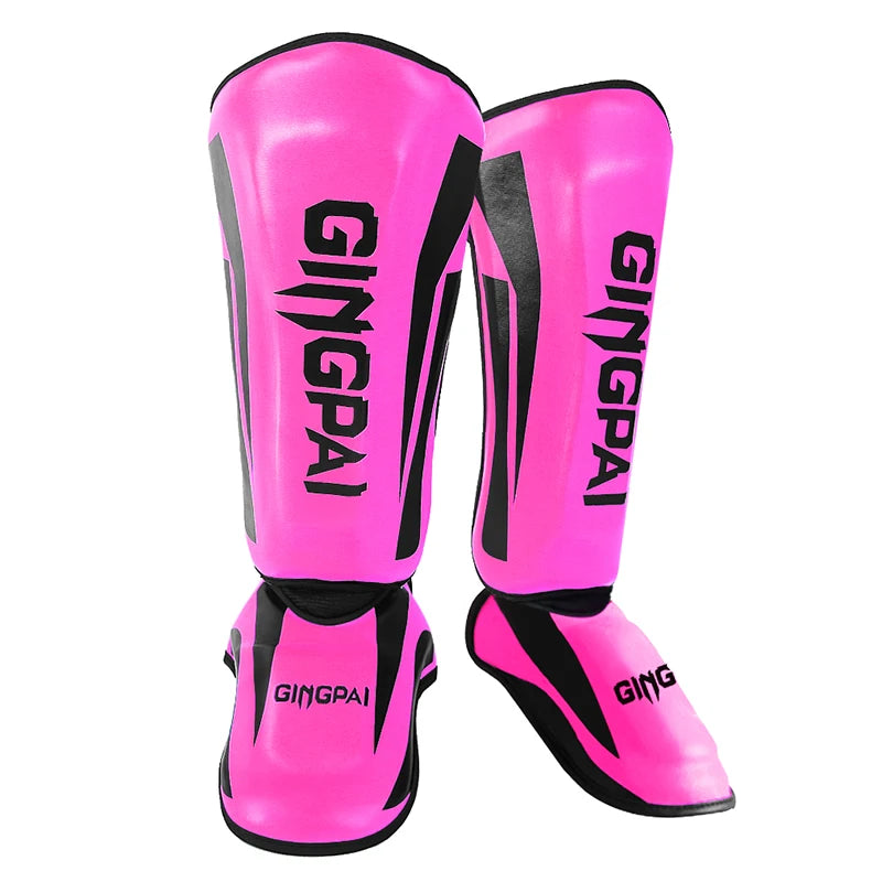 Kickboxing boxeo espinilleras Muay Thai artes marciales Sanda Wushu Protector de piernas Taekwondo tobilleras
