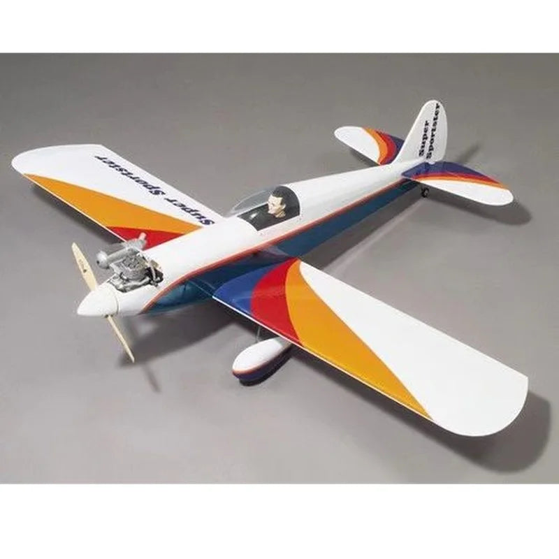 Avión RC Great Planes Super Sportster 40 ARF de Ala Baja, Avión Deportivo de Madera Preensamblado para Pilotos Principiantes