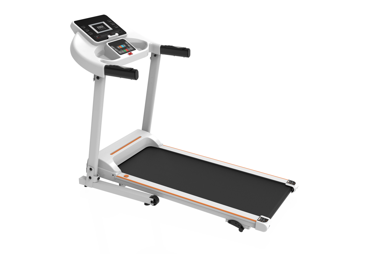 Caminadora Plegable con Pantalla LCD de 3.5 Pulgadas, Bluetooth, Motor de 2.5 HP, Inclinación Manual de 3 Niveles, Velocidad de 0.8-12 km/h, Área de Carrera de 40x110 cm
